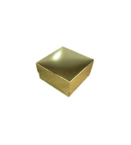 Komple Karton Kutu Düz Renk 10X10x5 CM  (25 Adet)  Gold