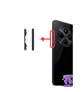 Xiaomi Redmi 14C 4G Yan Ses Tuşu Plastik Düğme 2411DRN47C Uyumlu
