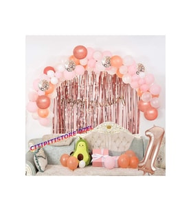 Çıtıpıtıstore Rose Goldlu 1 Yaş Doğum Günü Set