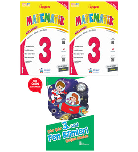 3.Sınıf Beceri Temelli  MATEMATİK Yolculuğu 1. Kitap ve 2. Kitap+ Fen Bilimleri Çalışma Kitabım