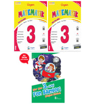 3.Sınıf Beceri Temelli  MATEMATİK Yolculuğu 1. Kitap ve 2. Kitap+ Fen Bilimleri Çalışma Kitabım