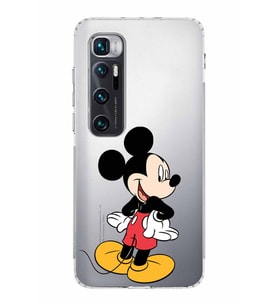 Xiaomi  Mi 10 Ultra  Kamera Korumalı Kapak Mickey Mouse Tasarımlı Şeffaf  Kılıf