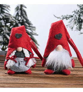 Gnome Noel Süsü 2’li Set, Noel Baba Gnome Dekorasyon Seti