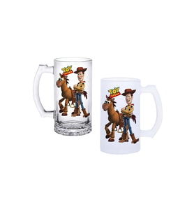 Ghostbastır Design Toy Story Kulplu Bira Bardağı Buzlu veya Şeffaf Seçenekli 0233