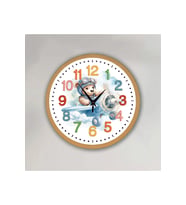 bilge Tasarım Çocuk odası Duvar Saati 30 x 30 CM (Karışık)