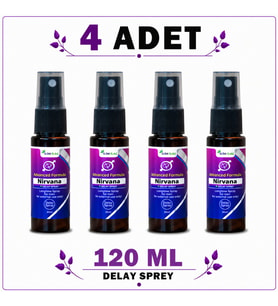 Delay Sprey 4 Adet 120 ml – Erkekler İçin Sprey Erkeklere Özel Kişisel Bakım Ürünü