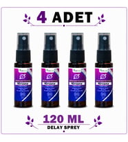 Delay Sprey 4 Adet 120 ml – Erkekler İçin Sprey Erkeklere Özel Kişisel Bakım Ürünü