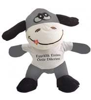 Oyuncak Peluş Eşeklik Ettim Tişörtlü Eşek