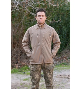 Wolftrap Tactical 11 Cepli Softshell Soğuk Geçirmez Mont Bej