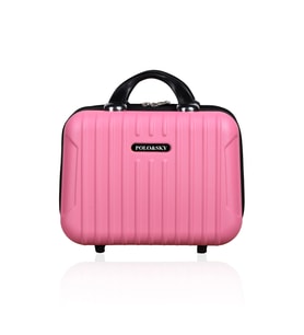 Polo Sky Class Unisex Pembe Makyaj Çantası El Valizi