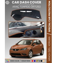 SEAT IBIZA 6F (2017-2024) Torpido Örtüsü Ön Göğüs Halı Torpido Koruma Birebir Uyum Kaymaz UV Koruma