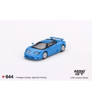 Mini GT Bugatti EB110 GT Blu Bugatti 1:64 644 (Çok Renkli)
