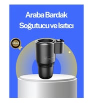 Mey İthalat® Araç İçi Isıtıcı Soğutucu Bardaklık 60°C Isıtma -4°C Soğutma