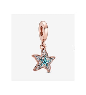 Parıltılı Deniz Yıldızı Sallantılı Charm