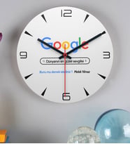 Kişiye Özel Google Tasarım Esprili Duvar Saati