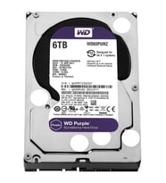 Western Digital WD60PURZ 6 TB Sata6 64Mb 7-24 Purple Harddisk