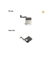 İphone 12 Pro Max Sim Konnektörü Çift Anakart sim okuyucu soketi sim kart yuvası lehim parçası sim kart okuyucu konnektörü