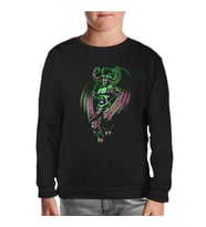 World of Warcraft Legion - Illidan Siyah Çocuk Sweatshirt