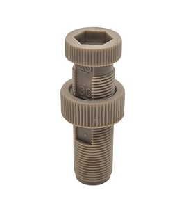 Düz Makine Plastik Ayak Baskı Vida Ve Somunu / S31012-001+S31013-001