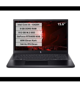 Acer Nitro V 15 NH.QNBEY.001 i5-13420H 8GB 512GB RTX4050 15.6" FHD Gaming Laptop