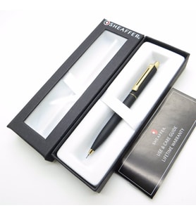 Sheaffer Sentinel Mat Siyah Altın 07mm Versatil Uçlu Kalem  İsme Özel Kalem