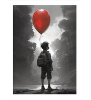 Balonlu Çocuk Dekoratif Mdf Tablo