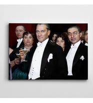 Atatürk Davette Kanvas Tablo