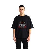 Erkek Oversize Tişört %100 Pamuk Crew Neck Kısa Kol Denim Baskılı Brooklyn Şehir Modasına Uygun