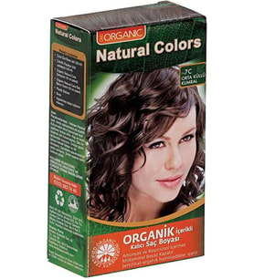 Colors 7C Orta Küllü Kumral Organik Saç Boyası