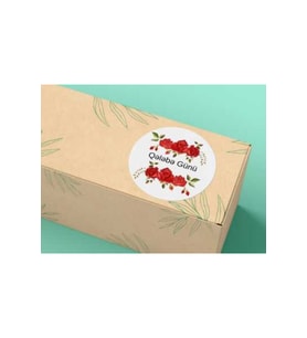 Zafer Günü Etiketi Azerbaycan Halkı Zafer Günü Yuvarlak Mat Sticker 4 Cm (40 ADET)