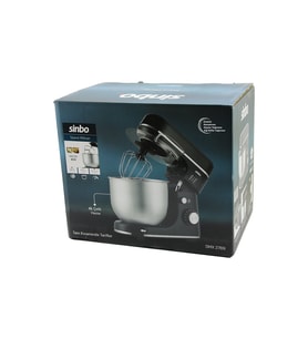SİYAH STANDLI MİKSER ÇIRPICI - HAMUR YOĞURUCU - KARIŞTIRICI 8 KADEME HIZ AYAR 6L ÇELİK HAZNE 1300W SMX-2769 (4915)