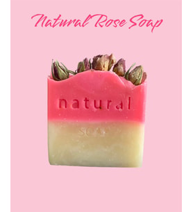 DOĞAL GÜLLÜ SABUN / NATURAL ROSE SOAP