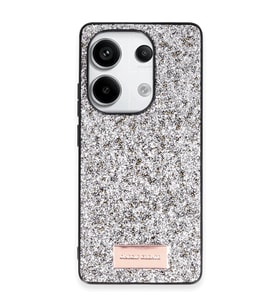 Onegif Xiaomi Redmi Note 13 Pro 4g Bright Simli Kapak - Gümüş