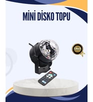 Northcity Müzik Sensörlü Renkli LED Parti Işığı - 7 Modlu Taşınabilir Disko Işığı