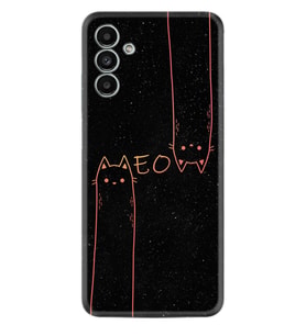 Samsung A23 A31 A32 A50 A51 A52 A53 A70 Kılıf Desenli Silikon Meow 1657