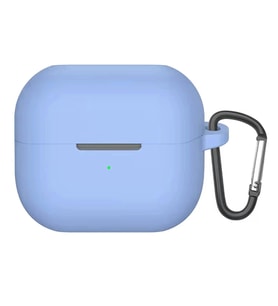 Microsonic Samsung Galaxy Buds 3 Kılıf Askılı Mat Silikon Mavi (Mavi)