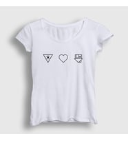 Presmono Kadın Beyaz Logo V2 The Neighbourhood T-Shirt 176137tt (Beyaz)