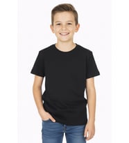 Erkek Çocuk Geniş Kalıp T-Shirt 12-16 Yaş 12559 MODANINO (Siyah)