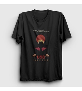 Presmono Unisex Siyah Limits Black Mirror T-Shirt 182120tt