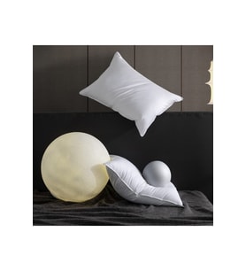 Orta Sert Silikon Yastık 50x70 Uyku Yastığı Pamuk Kumaş