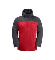 Jack Wolfskin Taubenberg 3in1 Jkt Erkek Outdoor Montu 1115311-2206 Kırmızı