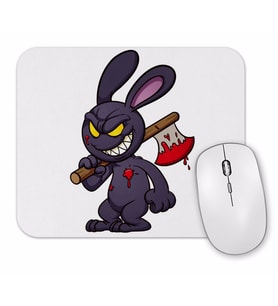 Looney Tunes Evil Bunny  Cartoon Mouse Pad