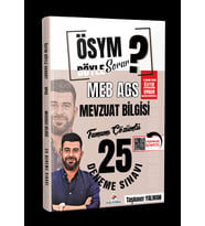 ÖSYM Böyle Sorar 2026 MEB AGS Mevzuat Bilgisi Tamamı PDF Çözümlü 25 Deneme Sınavı Dizgi Kitap