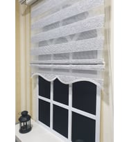 Zebra Stor Perde Siyah Çizgli Etek Dilimli STB851 V 01