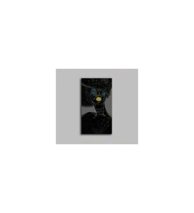 DBSanatevi Avangart Yıldızlı Siyahi Kadın Tablo 40 X 60 Cm