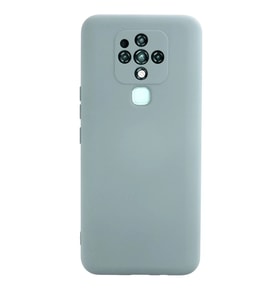 Camon 16 Kılıf Nano içi Kadife Silikon - Buz Mavisi