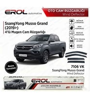 SSYANGYONG MUSSO GRAND (2019>) 4'LÜ MUGEN CAM RÜZGARLIĞI