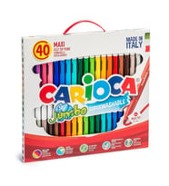 Carioca Jumbo Süper Yıkanabilir Kalın Keçeli Boya 40 Renk 