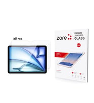 Apple iPad Air 11 2024 Zore 5in1 Tablet Temperli Cam Ekran Koruyucu