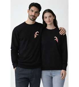 KALP KOMBİN SWEATSHİRT (Siyah)